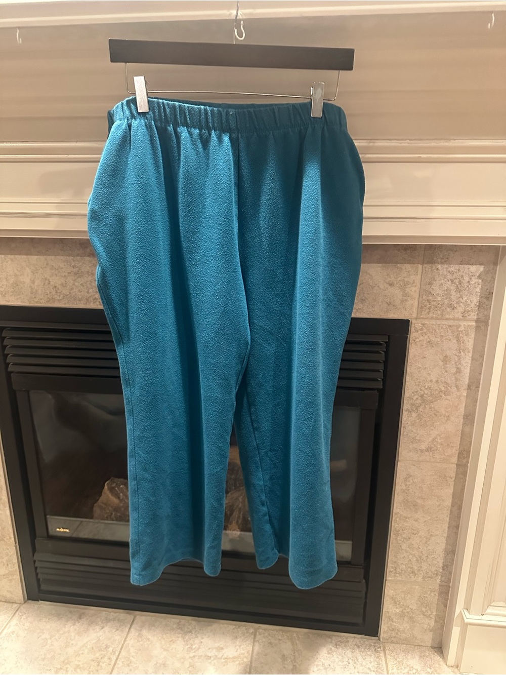 Lands' End Soft Blue Fleece Pants